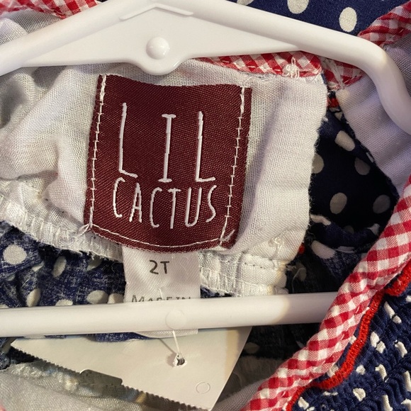 Lil‎ Cactus Smocked Bishop Dress - Picture 9 of 9